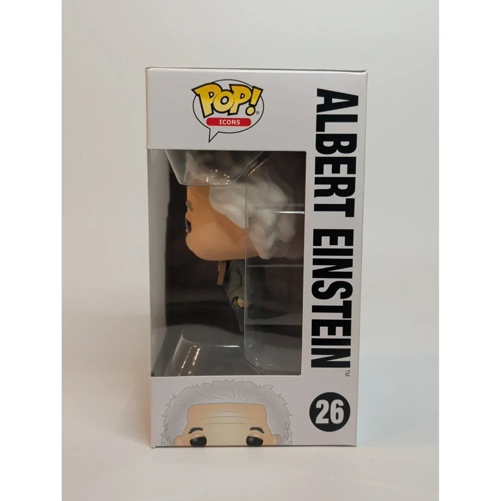 Funko Pop Icons #26 Albert Einstein – World History Vinyl Figure w/ Box - Picture 2 of 6